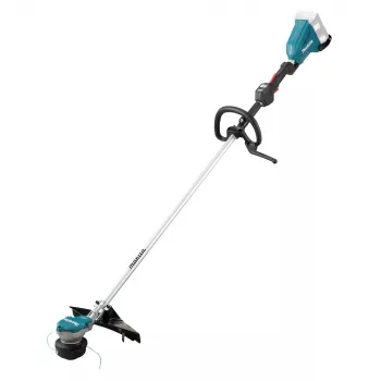 Makita DUR368LZX3 36V (2x18V) Decespugliatore brushless, larghezza di taglio 350mm, impugnatura a bicicletta, asta divisibile, solo utensile