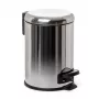 TATAY pattumiera a pedale 3L Nordic acciaio inox