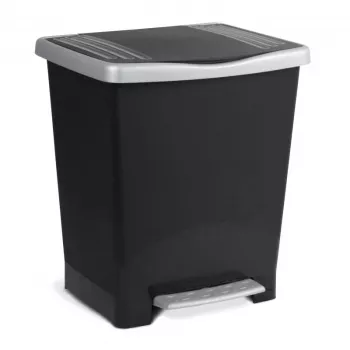 TATAY pattumiera a pedale Millenium 23L nero