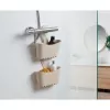 TATAY mensola da bagno multifunzionale sospesa 25x9x28cm Ecohome