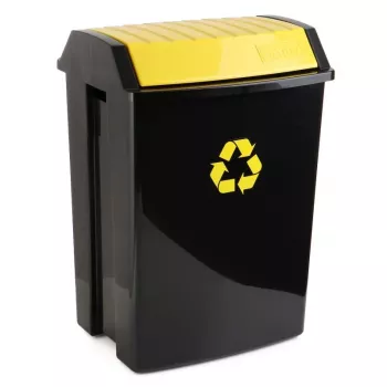 Tatay contenitore rifiuti 50L, giallo