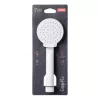 TATAY Capri soffione doccia Ø7,5 cm, 1 getto, bianco opaco