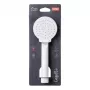 TATAY Capri soffione doccia Ø7,5 cm, 1 getto, bianco opaco