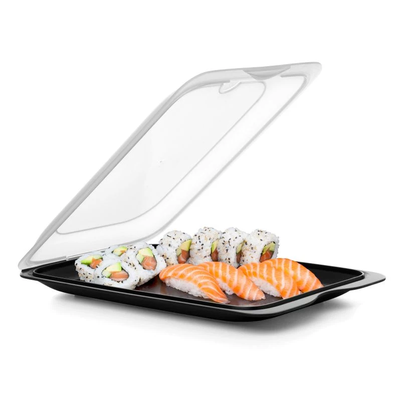 TATAY contenitore per frutta e sushi cocktail 17x25,2x3,2 cm nero