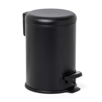 TATAY contenitore rifiuti con pedale 3L Nordic acciaio inox/nero