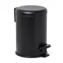 TATAY contenitore rifiuti con pedale 3L Nordic acciaio inox/nero