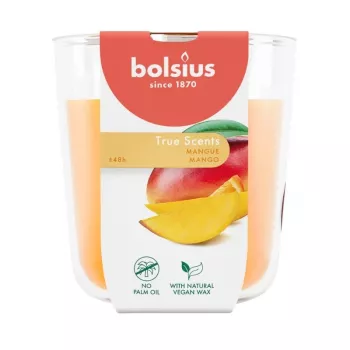BOLSIUS True Scents candela profumata al mango in vetro, Ø97x85 mm