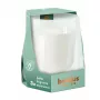 BOLSIUS Clean Light candela profumata in vetro vaniglia e fava tonka Ø95x85mm