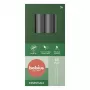 Bolsius Candele da tavola 8 pezzi in una scatola 170/20 mm grigio