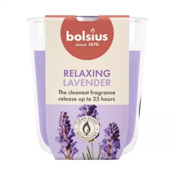 BOLSIUS True Scents lavanda candela profumata in vetro Ø80x73mm