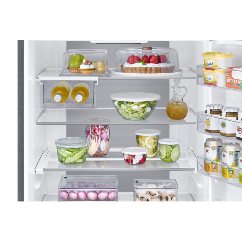 Samsung RB53DG706AS9EF Frigorifero combinato freestanding 203 cm altezza classe energetica A argento