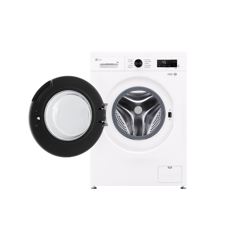 LG F4WB308Y lavatrice a carica frontale 8 kg 1400 giri/min con AI DD e vapore