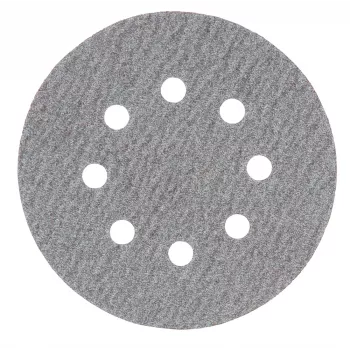 Makita D-65838 Disco abrasivo 125mm grana P80 confezione da 10 attacco velcro 8 fori