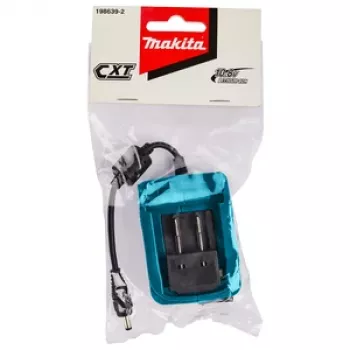 Makita CXT 12V max adattatore batteria Li-Ion con uscita connettore DC (5,5 x 2,1 mm), 2,2A