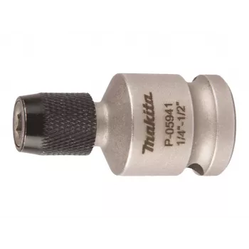 Makita P-05941 Adattatore per punte 1/2 inch attacco quadro su 1/4 inch gambo esagonale