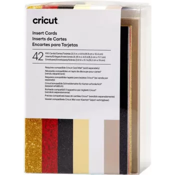 Cricut Insert Cards Glitz & Glam R10 set di biglietti taupe, crema, bianco (2009466)