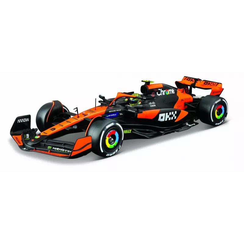 MaistoTech 582359N F1 McLaren MCL38 ´24 Miami Version #4 Norris 1:24 modellino RC per principianti, auto da corsa elettrica