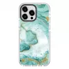 Evelatus custodia PC+TPU per Apple iPhone 15 Pro compatibile MagSafe – marmo blu