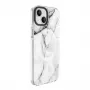 Evelatus custodia PC+TPU per Apple iPhone 15 compatibile MagSafe marmo bianco