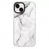 Evelatus custodia PC+TPU per Apple iPhone 15 compatibile MagSafe marmo bianco