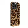 Evelatus custodia in policarbonato per Apple iPhone 15 Pro motivo leopardato