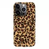 Evelatus custodia in policarbonato per Apple iPhone 15 Pro motivo leopardato