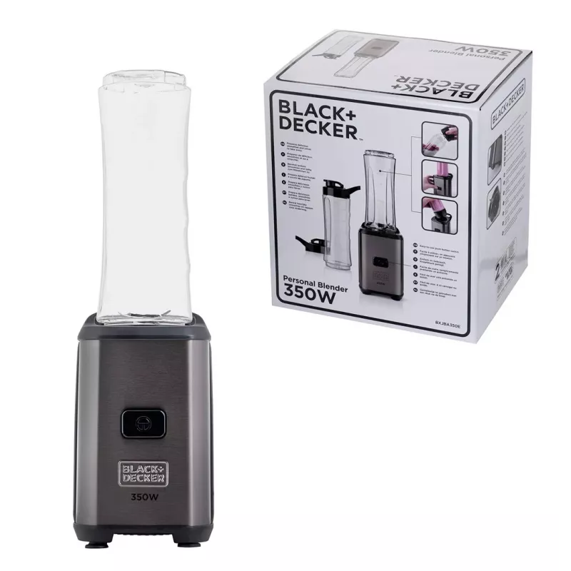 BLACK & DECKER frullatore Sportmixer BXJBA350E 350W grigio