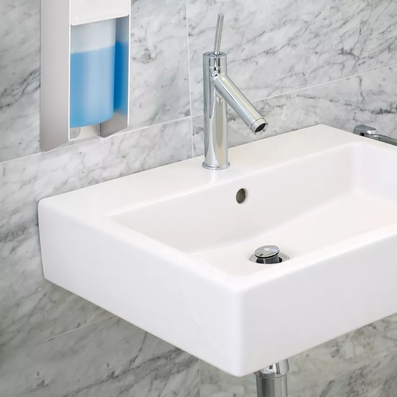 RELAXDAYS dispenser sapone in acciaio inox 0,5 L argento pompa manuale a libera installazione