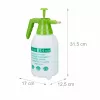 RELAXDAYS flacone spray a pressione, 1,5 L, bianco/verde