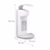 RELAXDAYS dispenser sapone manuale con vaschetta raccogligocce 0,5L bianco