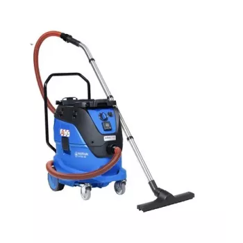 Nilfisk ATTIX 44-2L aspirapolvere per liquidi e solidi, 42 L, 1200 W, Push&Clean, nero/blu
