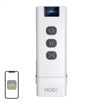 MOES YK2169 interruttore scenari wireless ZigBee 3.0, 4 canali, 12 scene, a batteria, bianco
