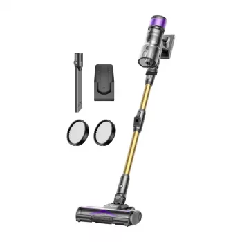 ULTENIC U20 scopa elettrica cordless a batteria, 30 kPa di aspirazione, 50 min di autonomia, display LED, filtrazione HEPA, spazzola anti-groviglio, convertibile in aspirabriciole