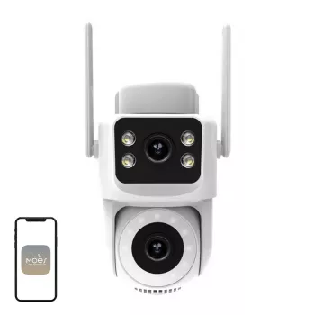 MOES WCM-Q29 telecamera IP WLAN 8MP doppio obiettivo