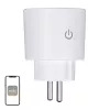 MOES MWP-EU16M-WH-MS presa smart con misurazione energia, 16A, Wi-Fi, bianco