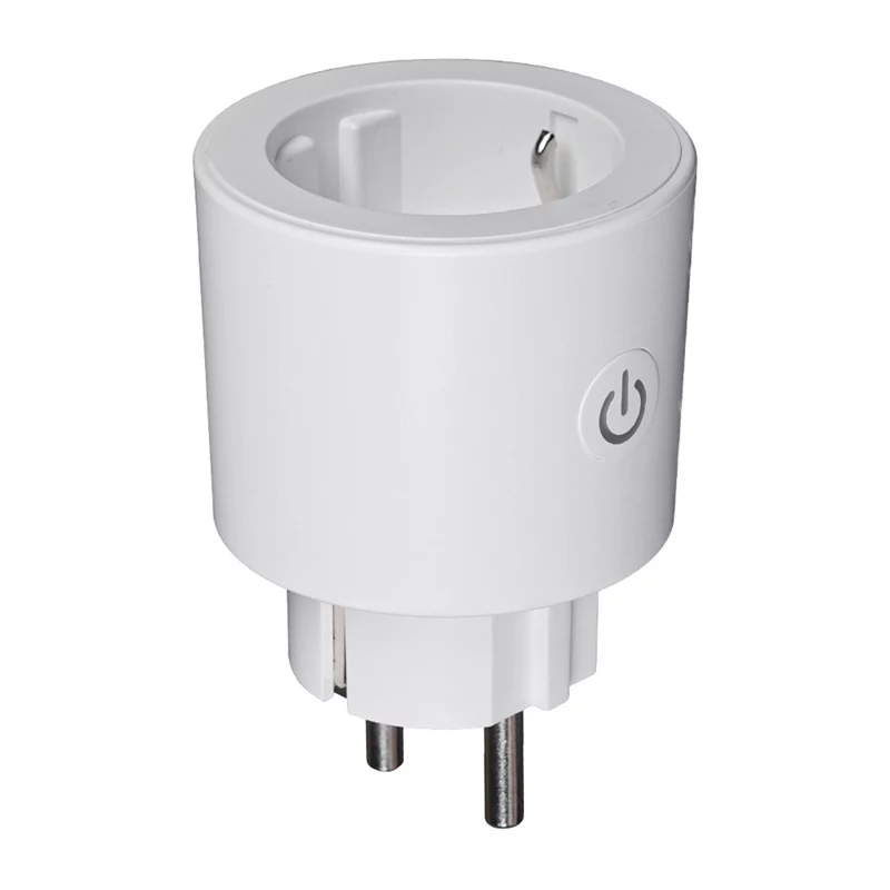 MOES MWP-EU16M-WH-MS presa smart con misurazione energia, 16A, Wi-Fi, bianco