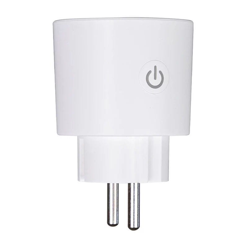 MOES MWP-EU16M-WH-MS presa smart con misurazione energia, 16A, Wi-Fi, bianco