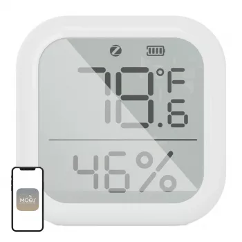 MOES ZSS-KB-TH-LF-C sensore di temperatura e umidità ZigBee con LCD
