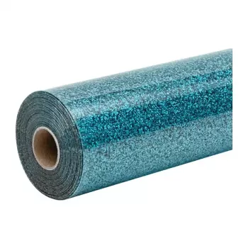 HTVRONT pellicola glitter da stirare, 30,5 cm x 90 cm (blu)