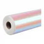 HTVRONT pellicola adesiva olografica, 30,5 cm x 90 cm (rosa-viola)