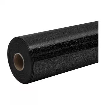 HTVRONT pellicola flex glitter, 30,5 cm x 90 cm (nero)