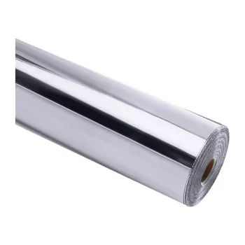 HTVRONT pellicola adesiva cromata metallizzata, 30,5 cm x 90 cm (argento)