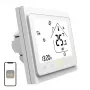 MOES BHT-002 termostato smart Wi-Fi con LCD per riscaldamento ad acqua, touchscreen, controllo da app e vocale, bianco