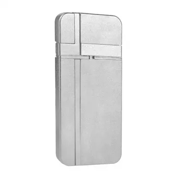 HTVRONT custodia in silicone per iPhone (argento) – stampo riutilizzabile in resina epossidica per retro cover fai da te, antiaderente, flessibile, resistente al calore da -40°C a 230°C