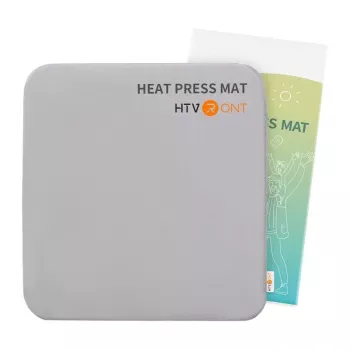 HTVRONT tappetino da stiro, 38,1 cm x 38,1 cm (grigio)