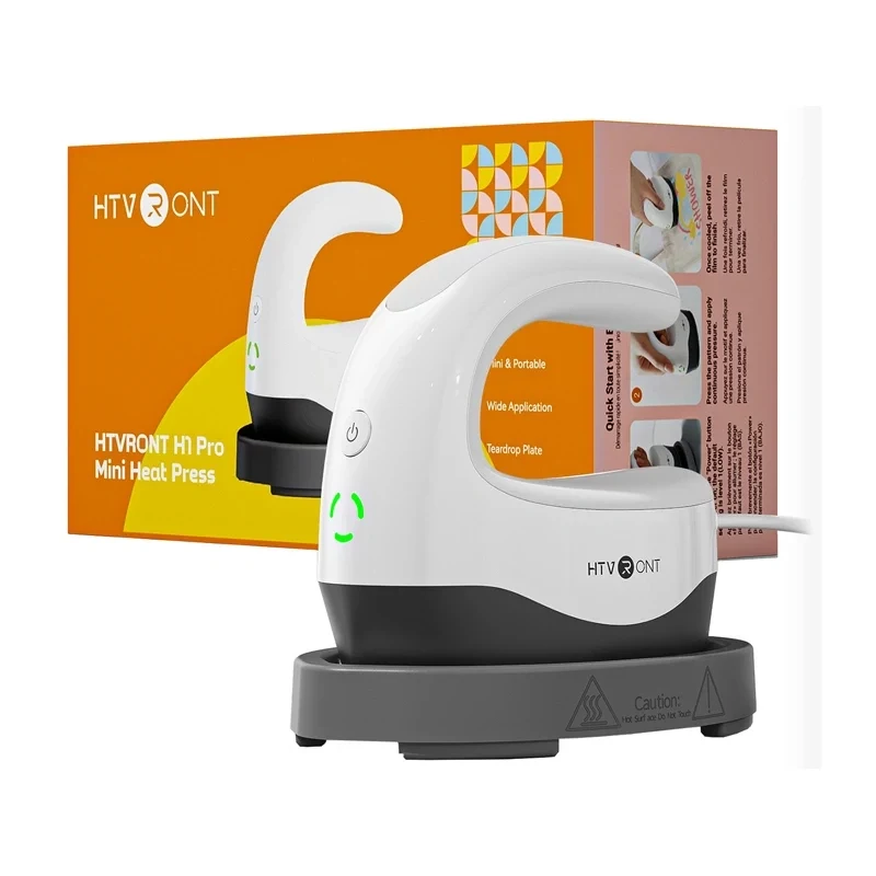 HTVRONT Mini5 pressa termica (bianco)
