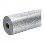 HTVRONT Pellicola glitter per trasferimento a caldo, 30,5 cm x 90 cm (argento)