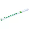 NUVO Recorder+ Flauto dolce soprano bianco-verde, diteggiatura tedesca, accordatura in C, plastica ABS, con custodia, scovolino e tabella delle diteggiature