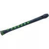 NUVO Recorder+ NURG320BGR Flauto dolce soprano, diteggiatura tedesca, nero/verde