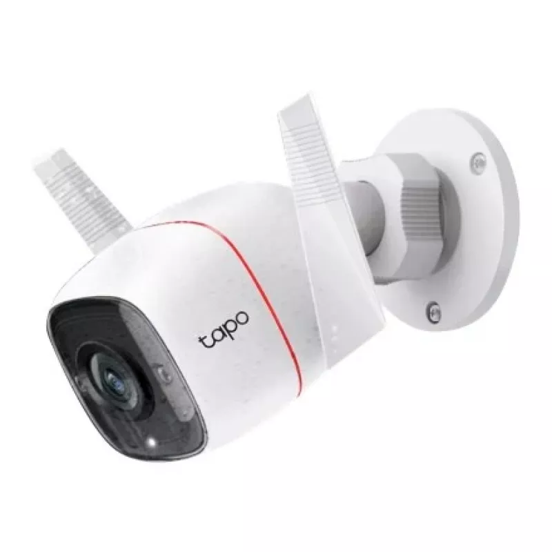 TP-Link Tapo C310 Telecamera di sorveglianza per esterni, 3MP, IP66, visione notturna, audio bidirezionale